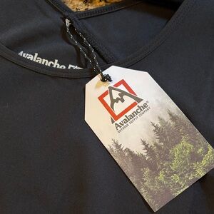 Avalanche Midnight Black sleevess dress (active wear)